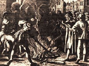 Luther brenner trusselen om bannbulle fra paven